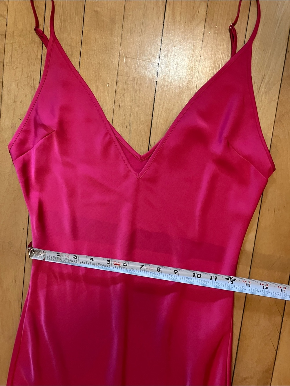 Rat & Boa Anastasia Pink Satin Maxi Slip Dress Small - Picture 10 of 11